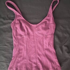 Universal Thread Vintage Purple Magenta Corset Top